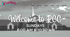 Desktop Screenshot of leroychristianchurch.org